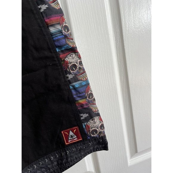 Skylark Mens Multicoloured Board shorts Size 34 Skull Print - Picture 3 of 6